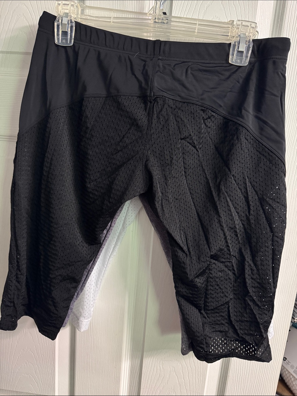 Brave Person Performance Drawstring Athletic Shorts, compression, knee length